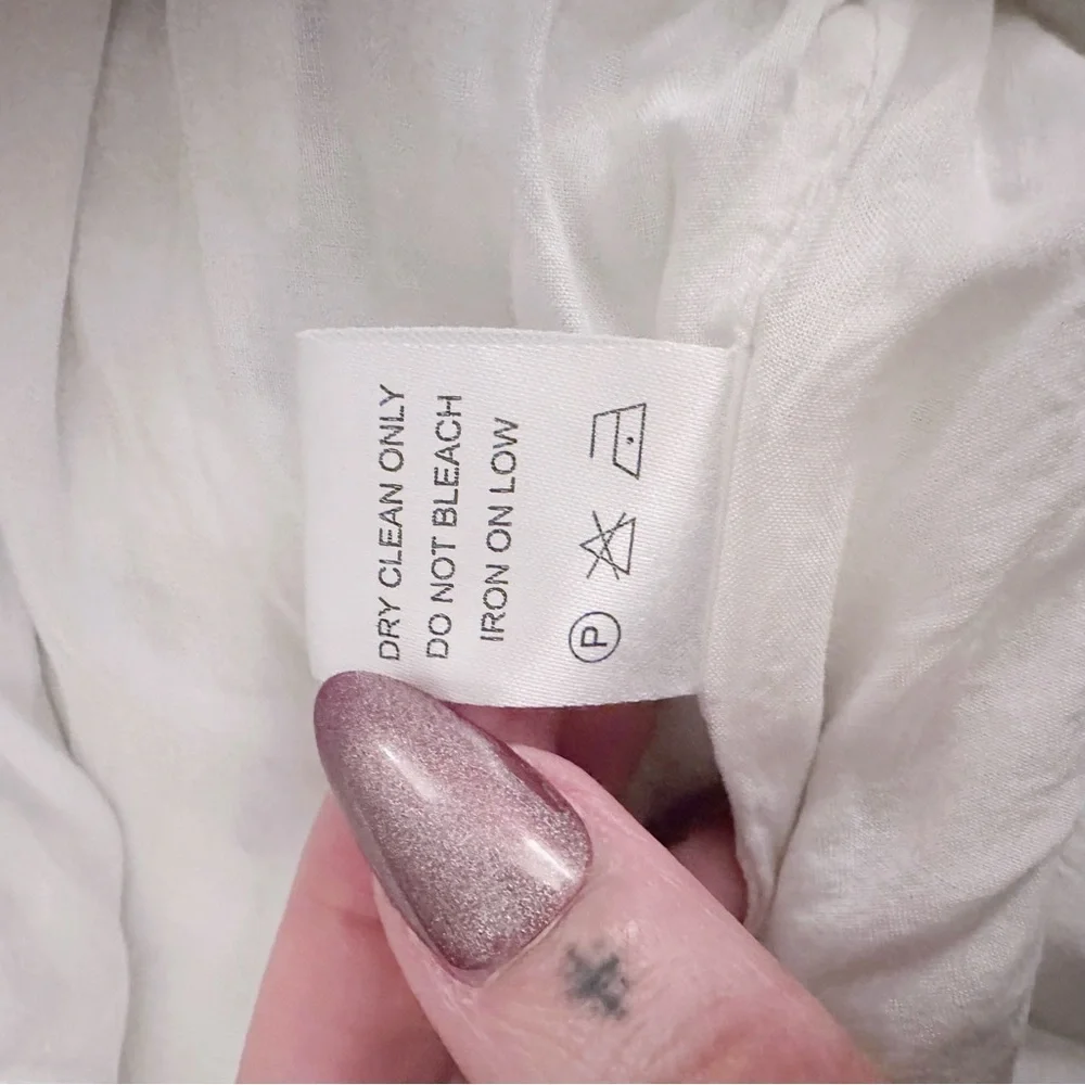 Majorelle Floral Printed Long Sleeve Romper Mini Metallic Lurex Thread - Picture 8 of 8